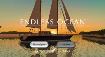 Endless Ocean screen shot title